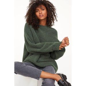 H&M Wool Blend Oversized Mock Neck Sweater